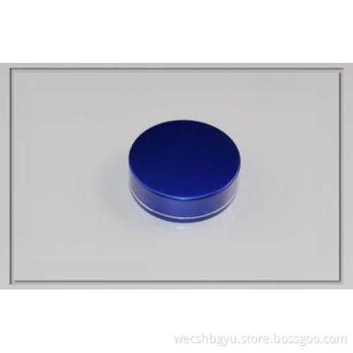 purple Cosmetic Bottle Caps with anodizing , 40mm Aluminum